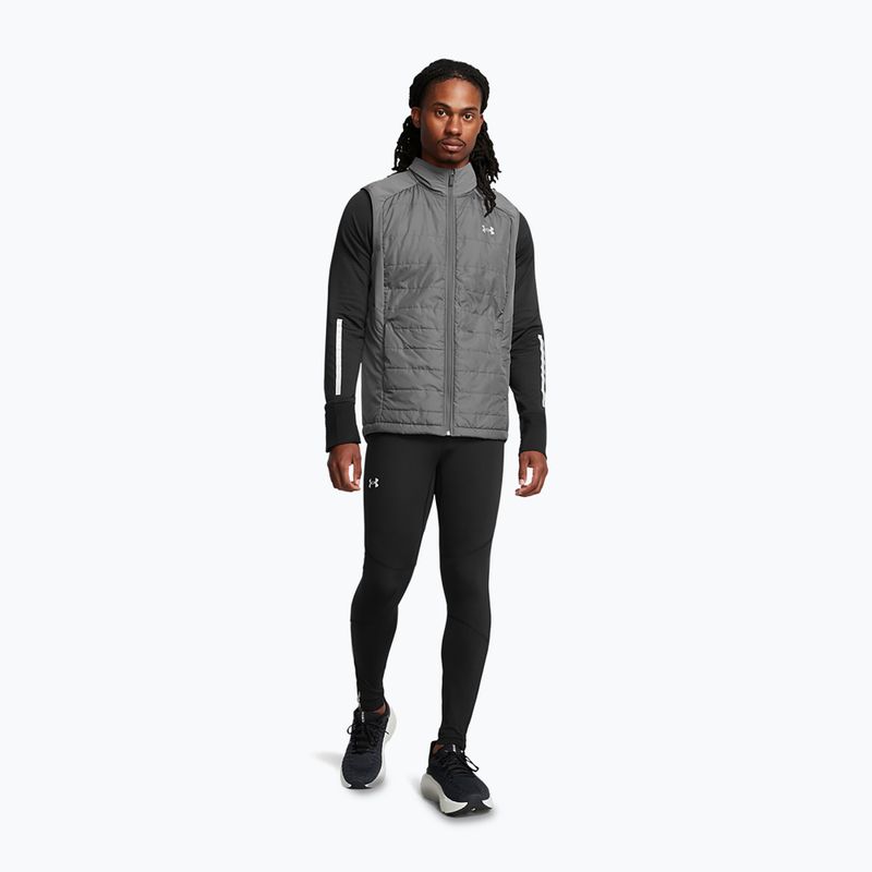 Мъжки елек за бягане Under Armour Storm Session Run Vest castlerock/reflective