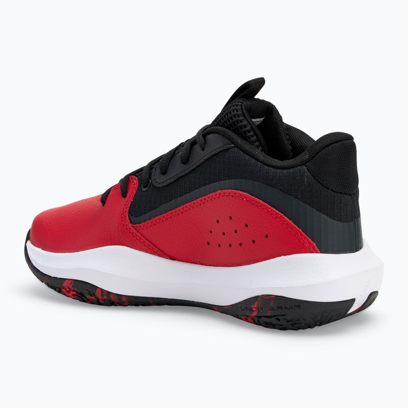 Детски баскетболни обувки Under Armour GS Lockdown 7 red/black/white 3