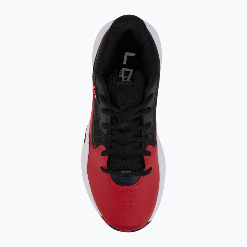 Баскетболни обувки Under Armour Lockdown 7 червено/черно/бяло 5
