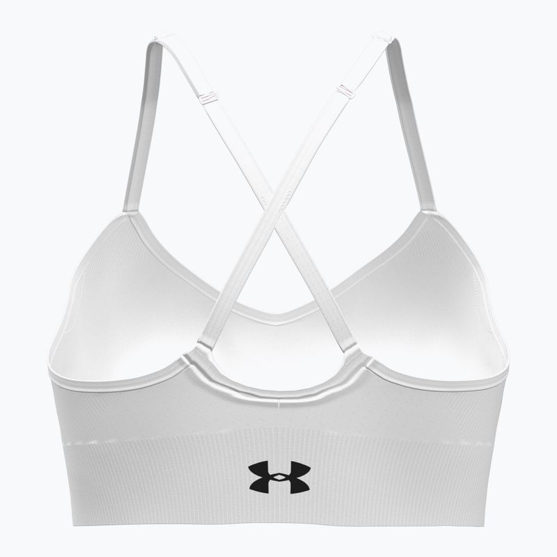Спортен сутиен Under Armour Vanish Seamless Low white/black 2