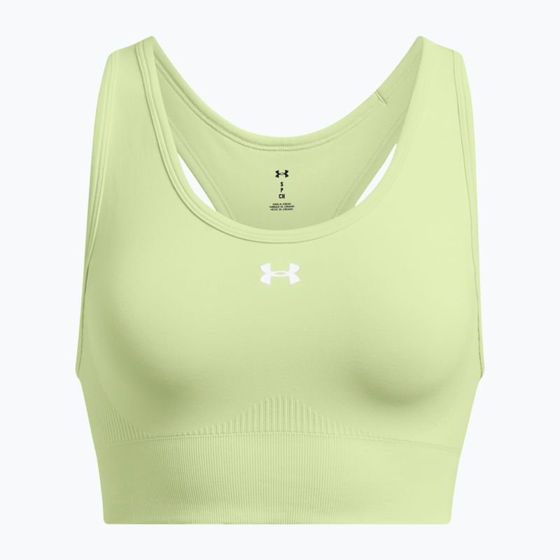 Сутиен за тренировка Under Armour Vanish Seamless Mid Branded retro green/white 4