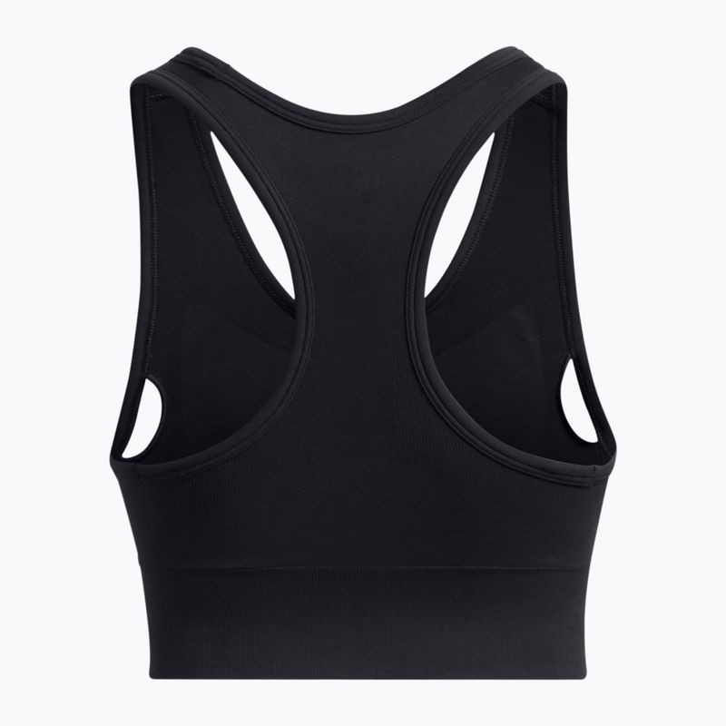 Сутиен за тренировки Under Armour Vanish Seamless Mid Branded black/white 4