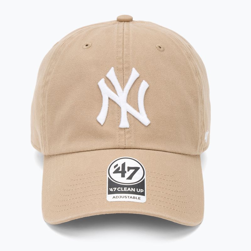 47 Марка MLB New York Yankees CLEAN UP W/No Loop Label бейзболна шапка каки 2
