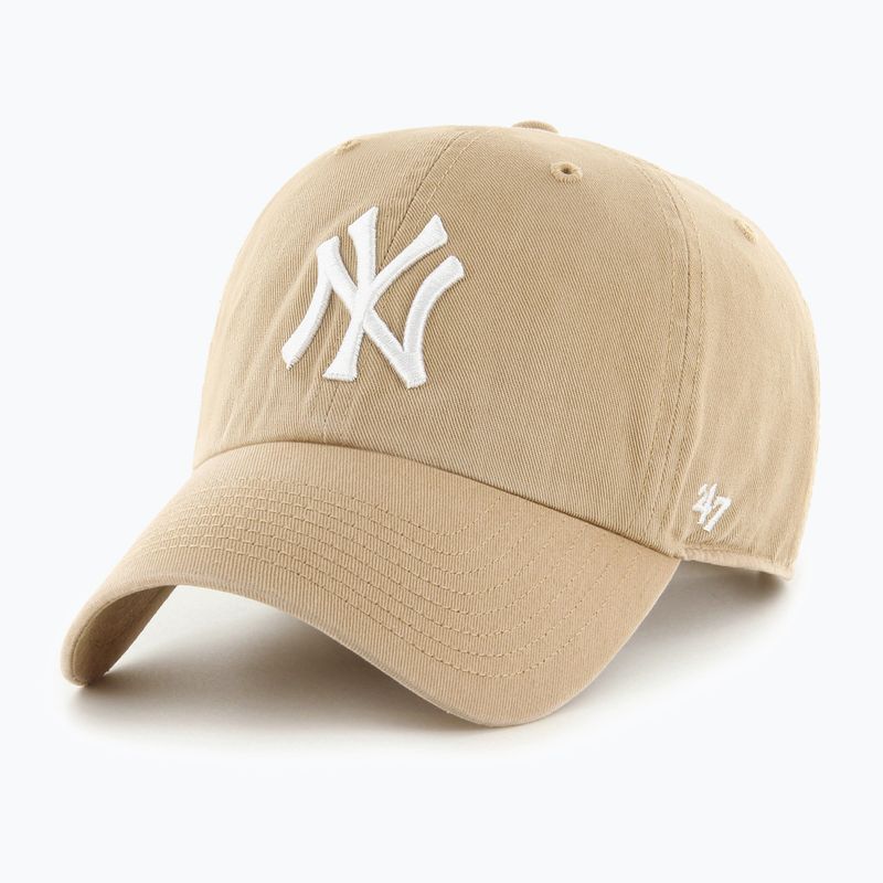 47 Марка MLB New York Yankees CLEAN UP W/No Loop Label бейзболна шапка каки