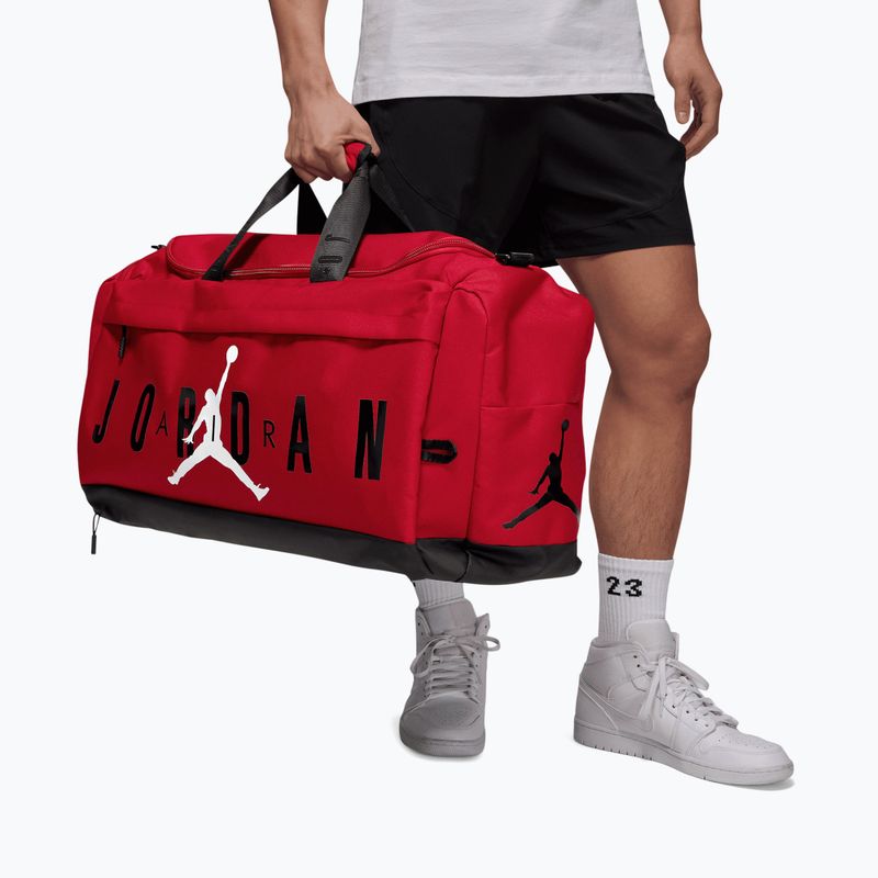 Тренировъчна чанта Jordan Jam Velocity Duffle gym 46 l червено 10
