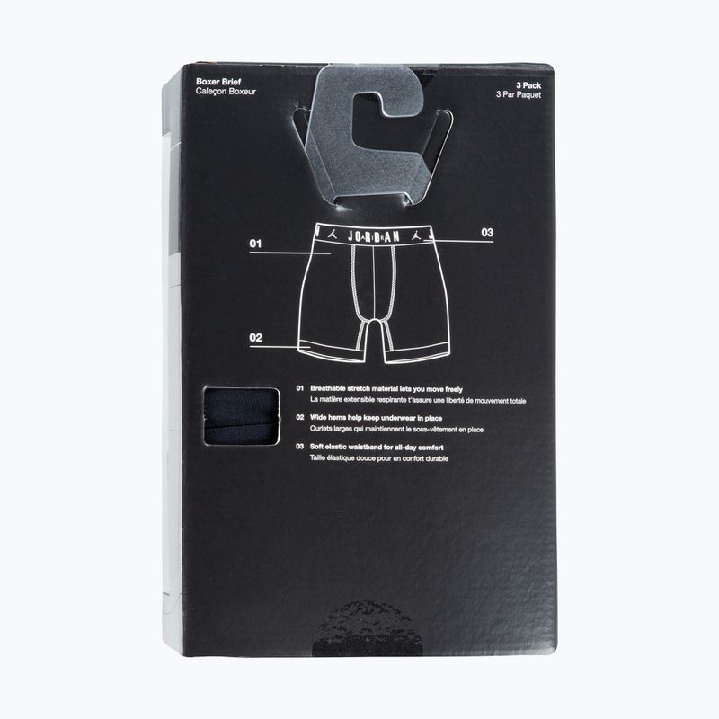 Мъжки боксерки Nike Jordan JHM Flight Cotton Core 3 чифта black 6
