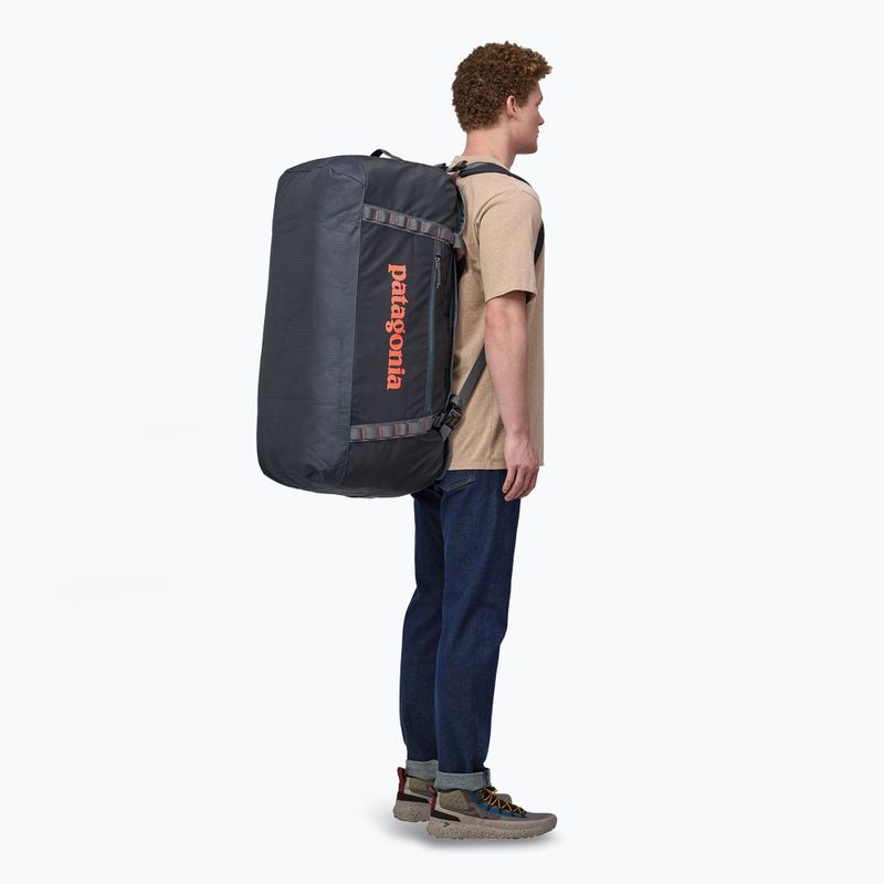Patagonia Black Hole Duffel 100 l smolder blue пътна чанта 5