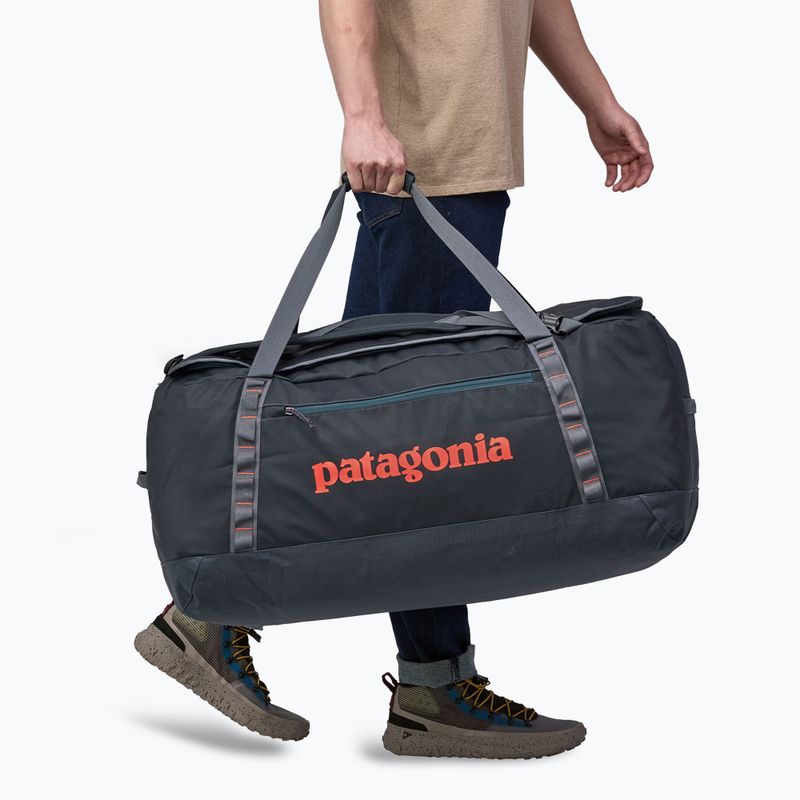 Patagonia Black Hole Duffel 100 l smolder blue пътна чанта 6