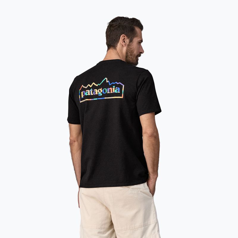 Мъжка тениска Patagonia Unity Fitz Responsibili  ink black 2