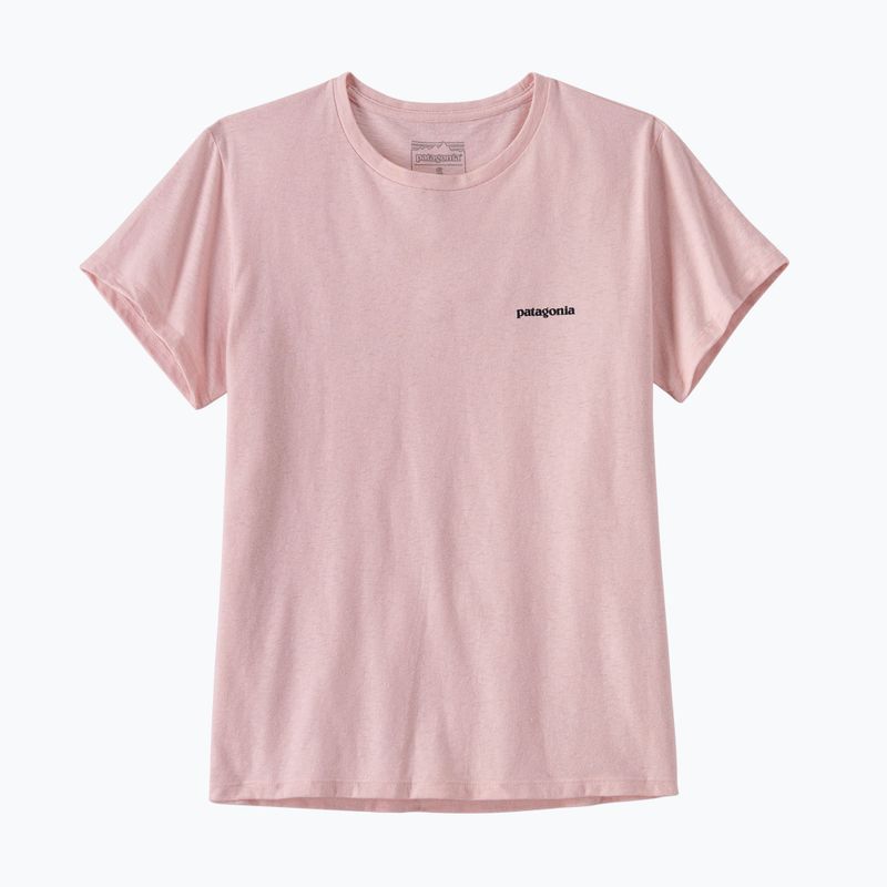 Дамска тениска за трекинг Patagonia P-6 Logo Responsibili-Tee whisker pink 3