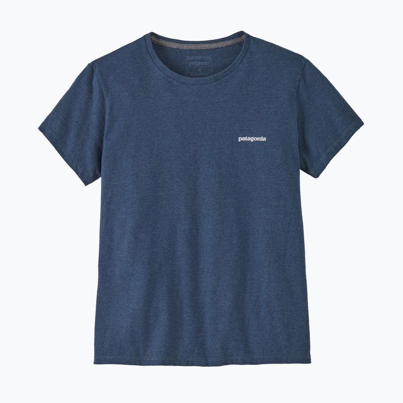 Дамска тениска за трекинг Patagonia P-6 Logo Responsibili-Tee utility blue 3