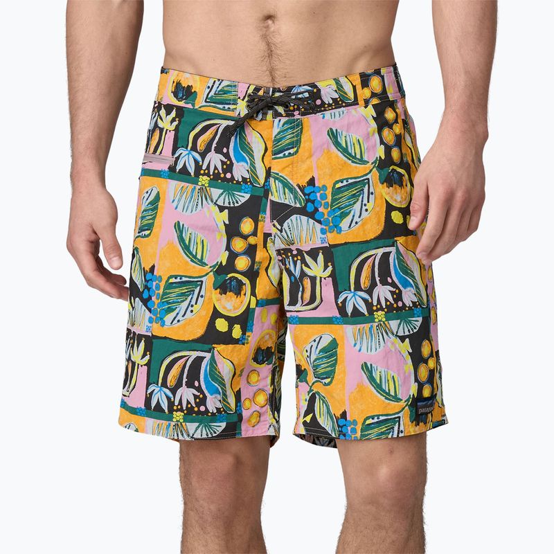 Мъжки шорти за плуване Patagonia Wavefarer Boardshorts island seeds/milkweed mauve