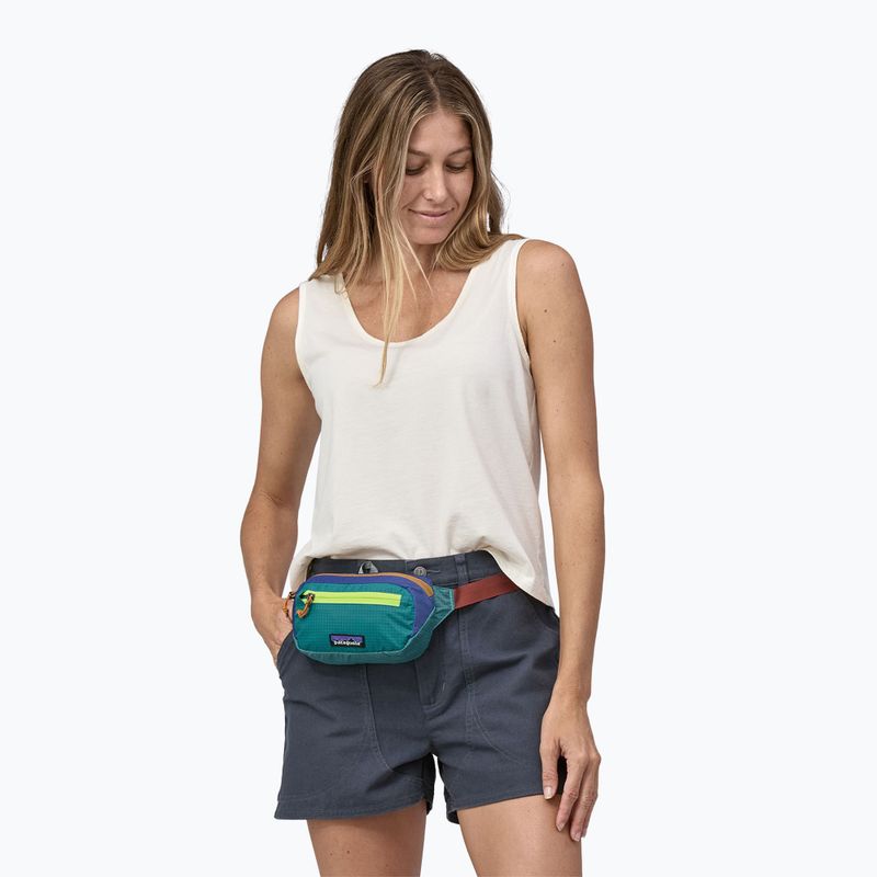 Чантичка за кръста Patagonia Ultralight Black Hole Mini Hip Pack 1 l patchwork/subtidal blue 3
