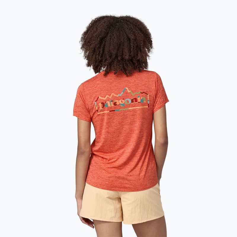 Дамска тениска Patagonia Cap Cool Daily Graphic Shirt unity fitz/pimento red x-dye 2