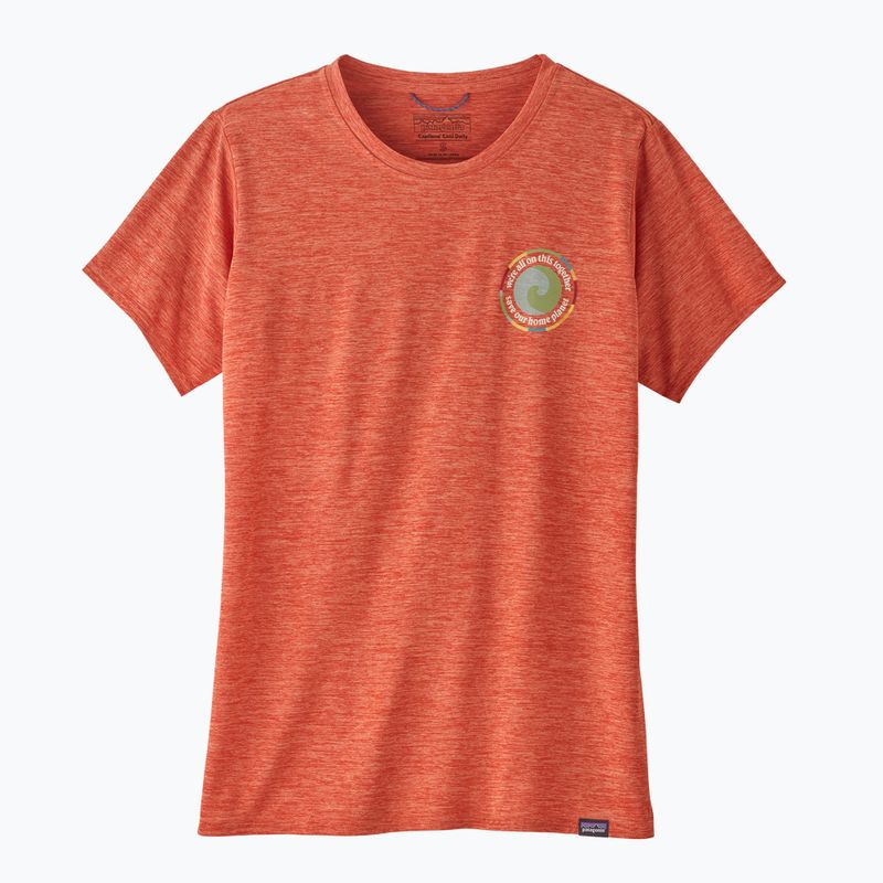 Дамска тениска Patagonia Cap Cool Daily Graphic Shirt unity fitz/pimento red x-dye 3