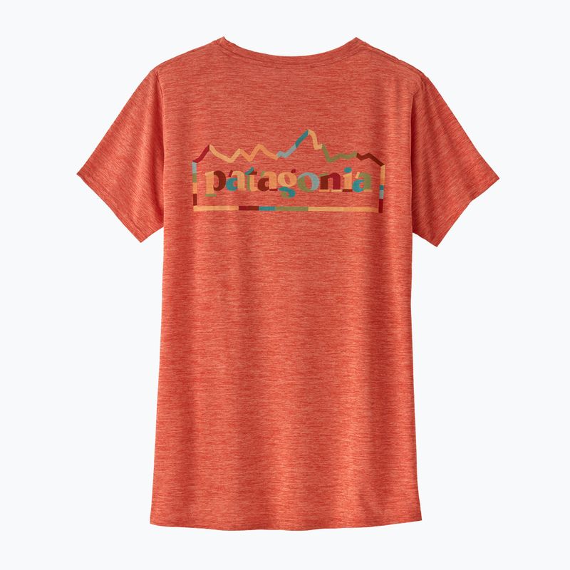 Дамска тениска Patagonia Cap Cool Daily Graphic Shirt unity fitz/pimento red x-dye 4