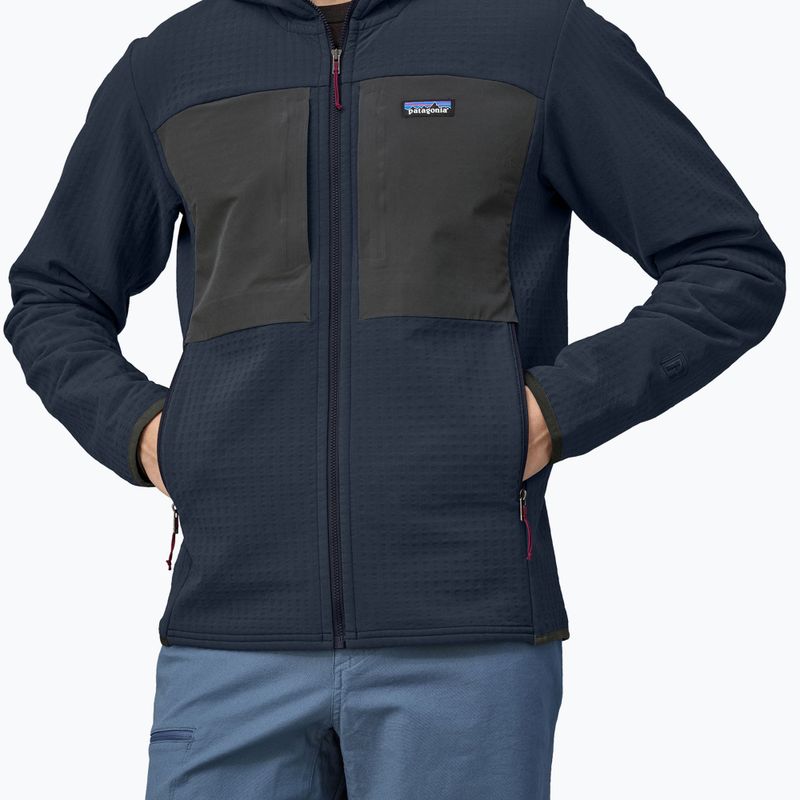 Мъжко софтшел яке Patagonia R2 TechFace new navy 6