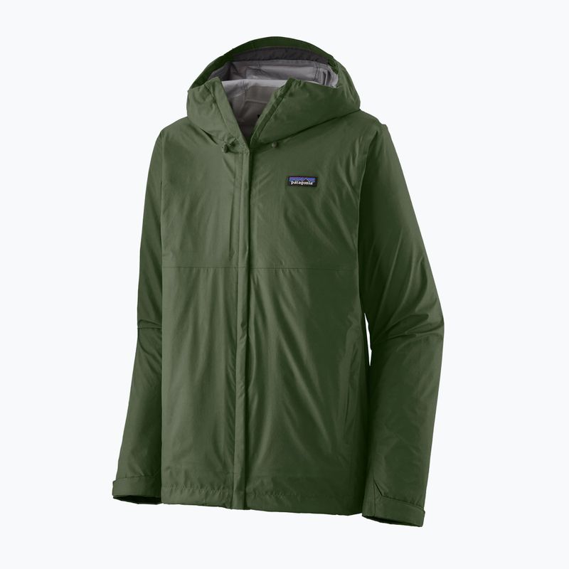 Мъжко яке за дъжд Patagonia Torrentshell 3L Rain torrey pine green 3
