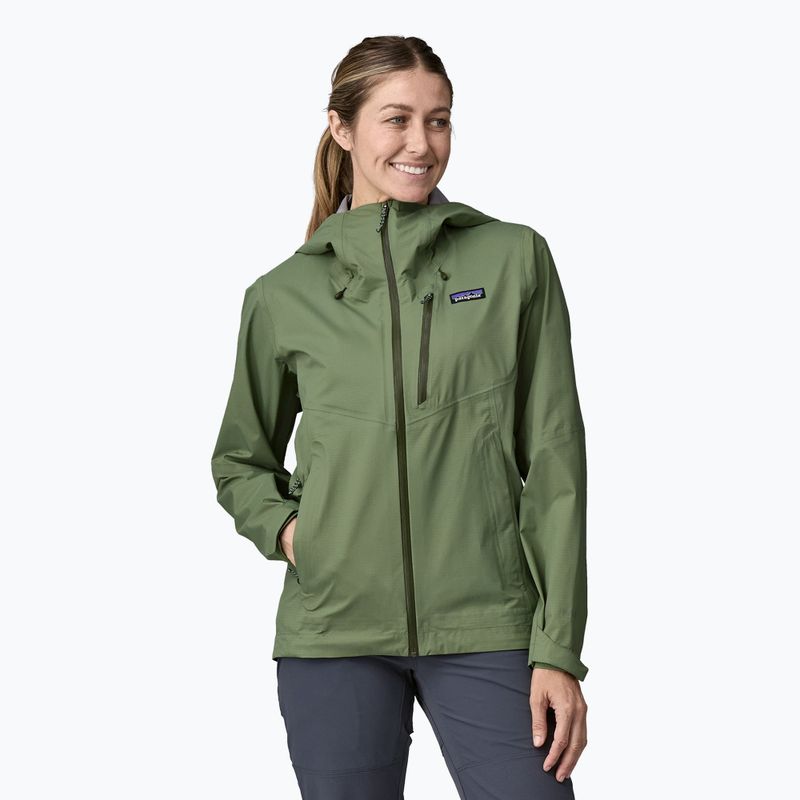 Дамско яке за дъжд Patagonia Granite Crest Rain terrain green