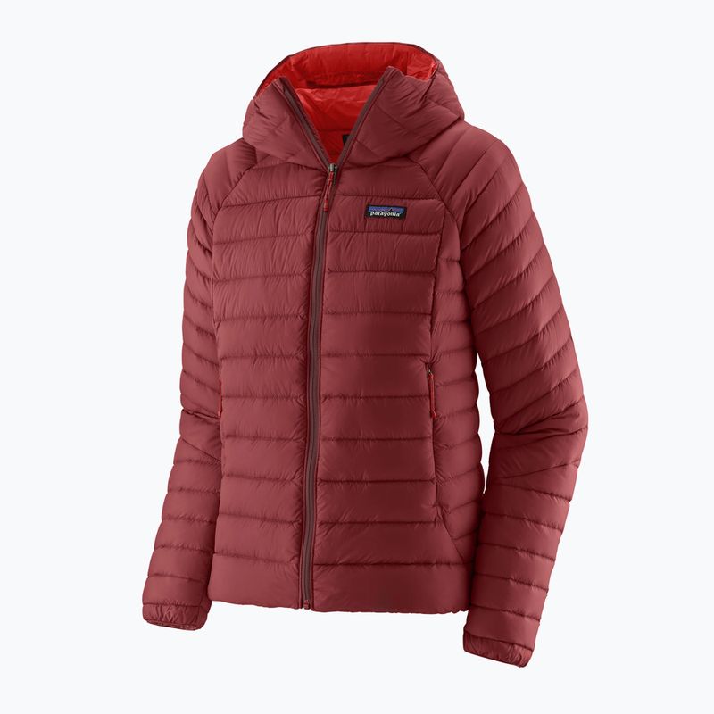 Дамски пуловер с качулка Patagonia Down Hoody oxide red 3