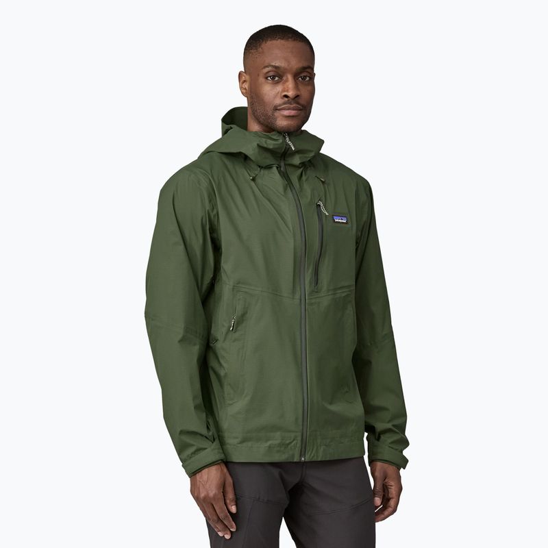 Мъжко яке за дъжд Patagonia Granite Crest Rain torrey pine green