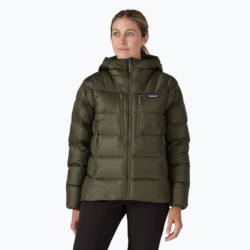 Patagonia дамско пухено яке Fitz Roy Down Hoody pine needle green