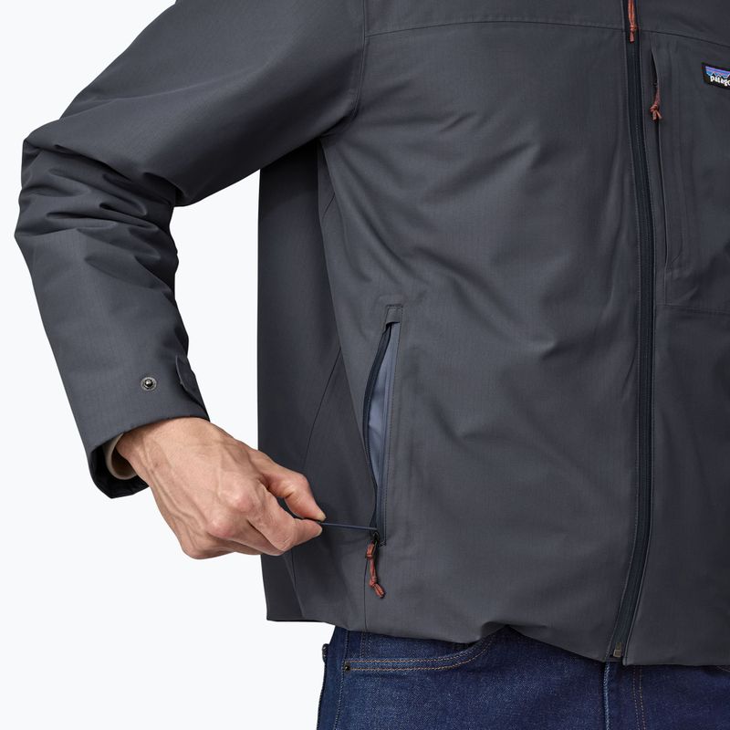 Мъжко пухено яке Patagonia Windshadow smolder blue 7