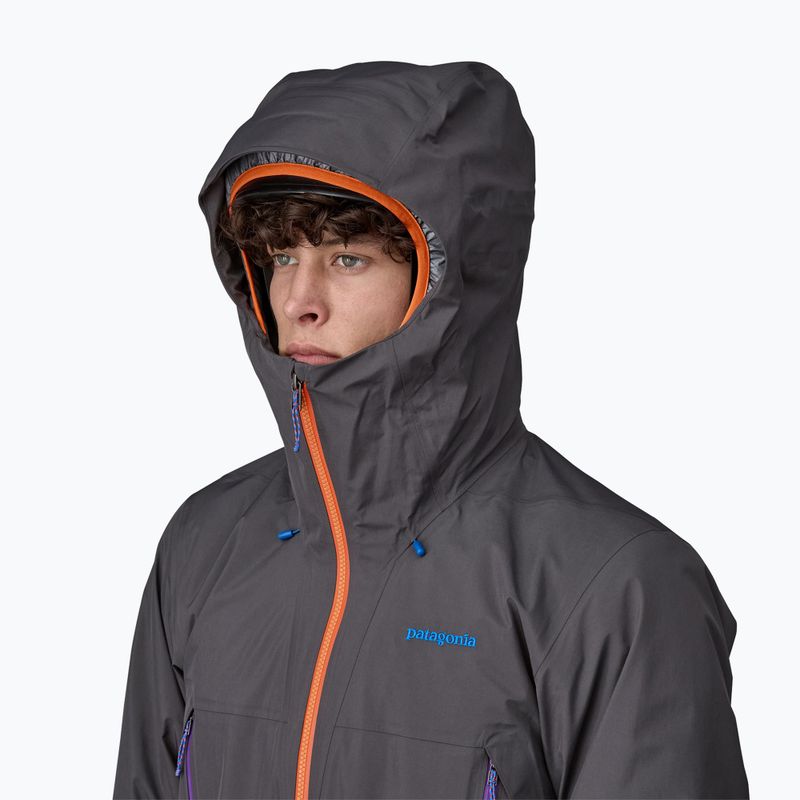 Мъжко яке за дъжд Patagonia Super Free Alpine forge grey 4