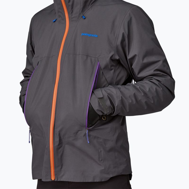 Мъжко яке за дъжд Patagonia Super Free Alpine forge grey 6