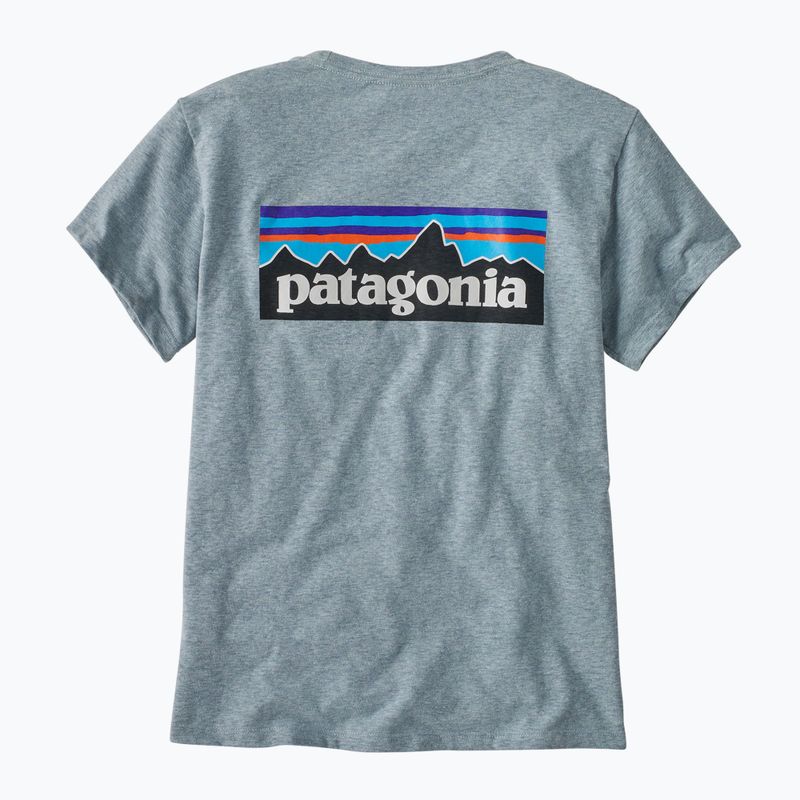 Дамска тениска Patagonia P-6 Logo Responsibili-Tee thermal blue 2