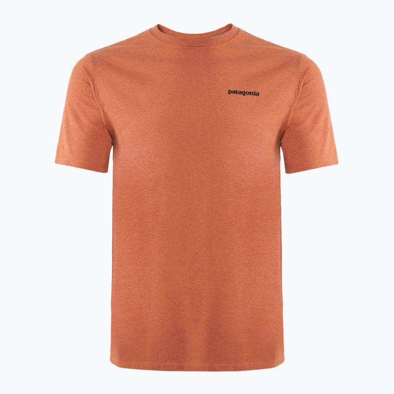 Мъжка тениска Patagonia P-6 Logo Responsibili-Tee trekking shirt redtall rust