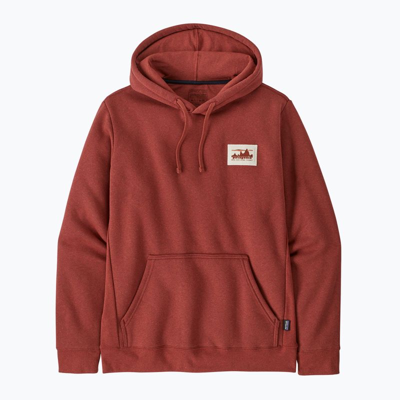 Мъжки суитшърт Patagonia '73 Skyline Uprisal Hoody burnished red 3