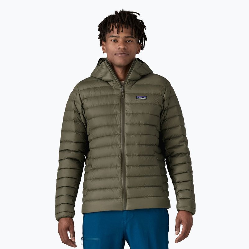 Мъжко яке Patagonia Down Sweater Hoody pine needle green