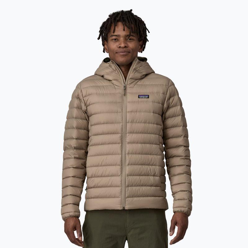 Мъжки пуловер с качулка Patagonia Seabird grey