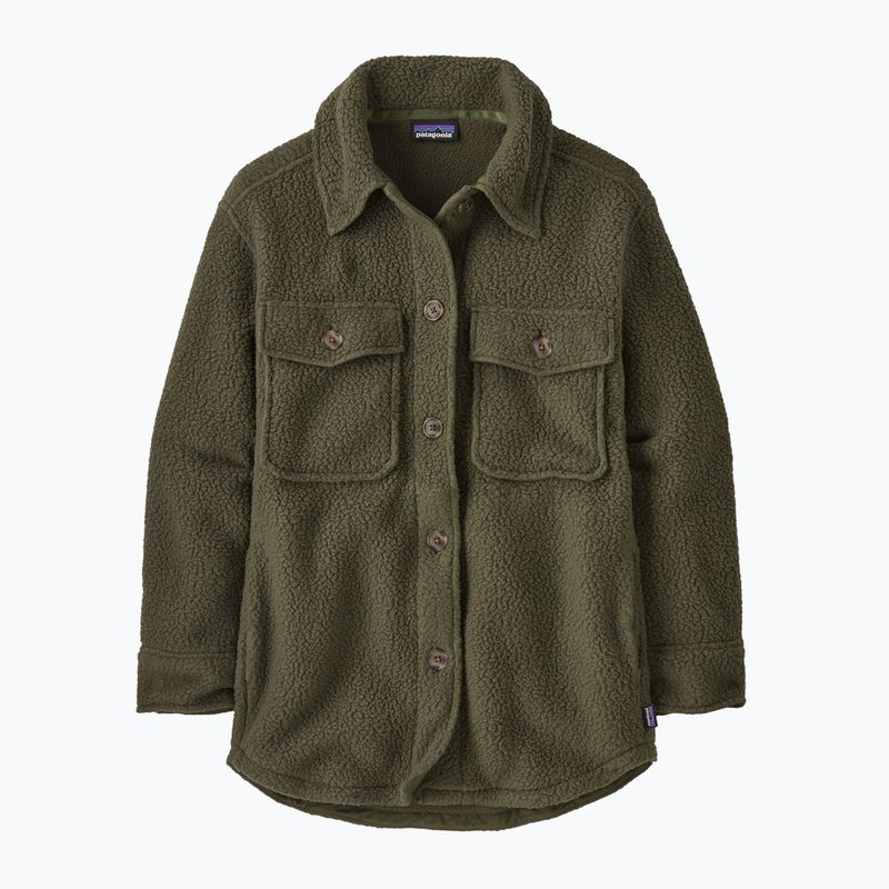 Дамски панталон Patagonia Retro Pile Shacket pine needle green 4