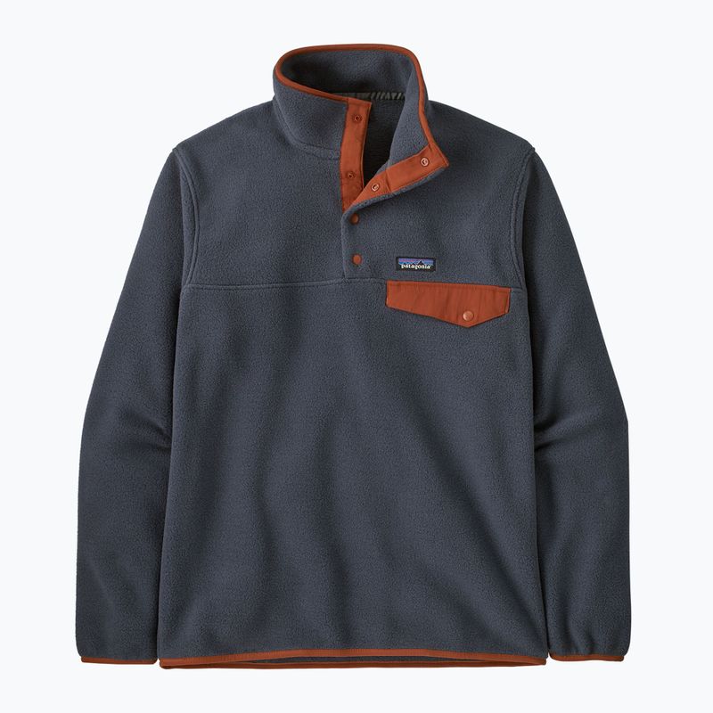 Мъжки потник за трекинг Patagonia LW Synch Snap-T P/O smolder blue w/burnished red 3