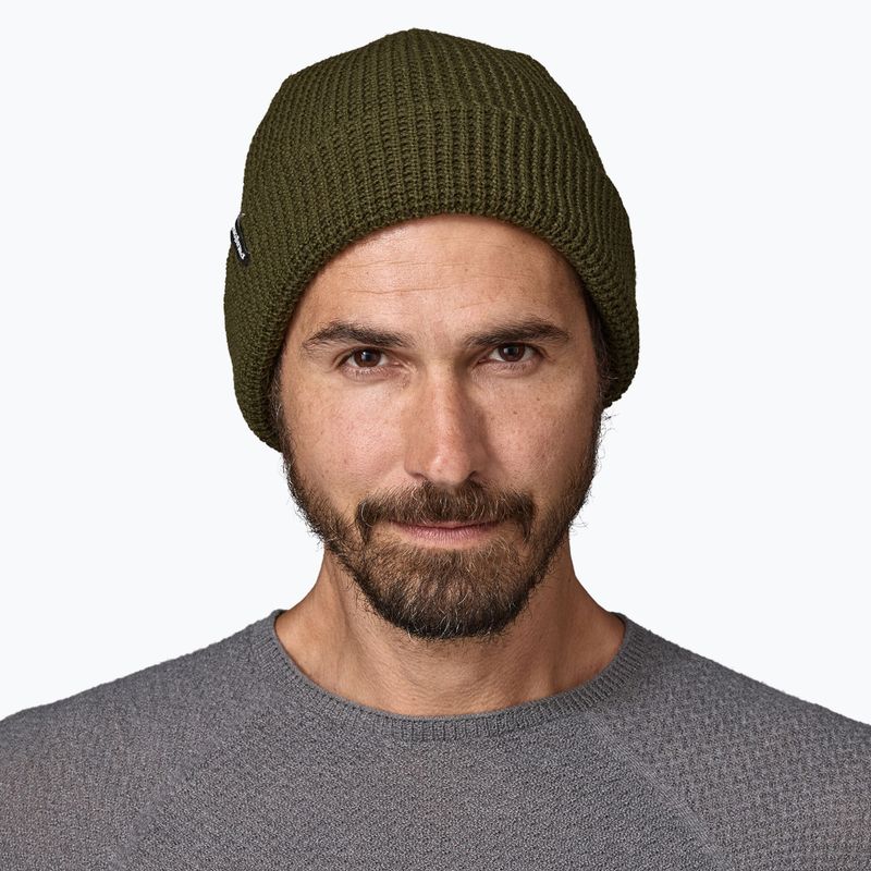 Зимна шапка Patagonia Snowdrifter pine needle green 2