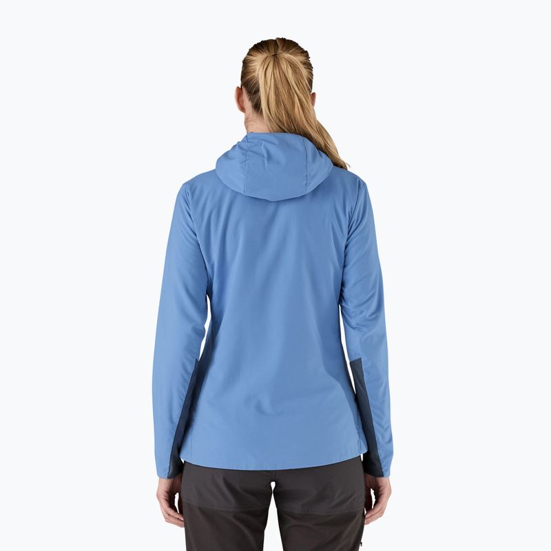 Дамско хибридно яке Patagonia Nano-Air Ultralight с пълноцип Hoody в цвят abundant blue 2