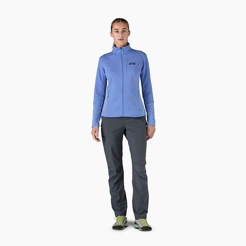 Дамско софтшел яке Patagonia R1 Hybrid abundant blue 2