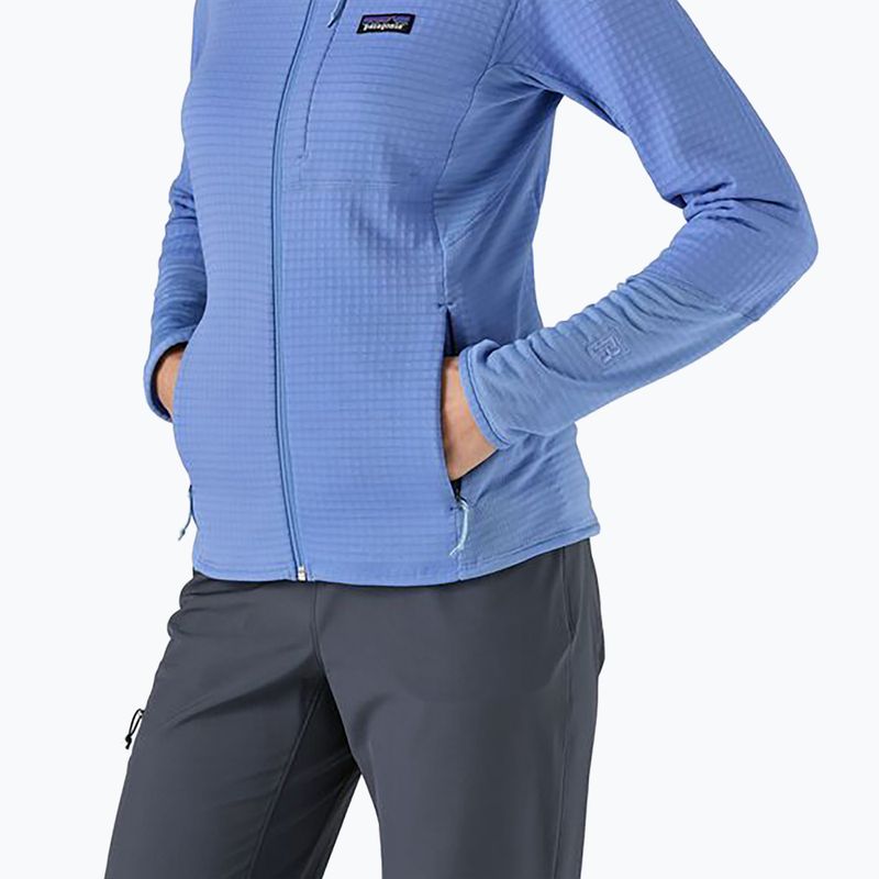 Дамско софтшел яке Patagonia R1 Hybrid abundant blue 5