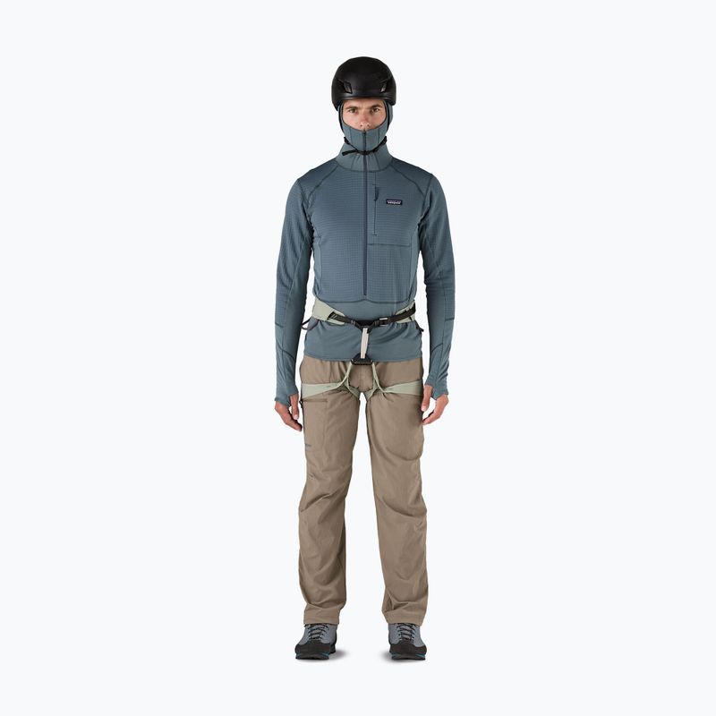 Мъжко софтшел яке Patagonia R1 Hybrid Pullover utility blue 2