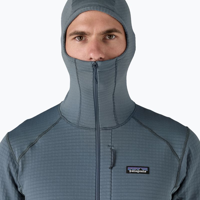 Мъжко софтшел яке Patagonia R1 Hybrid Pullover utility blue 5
