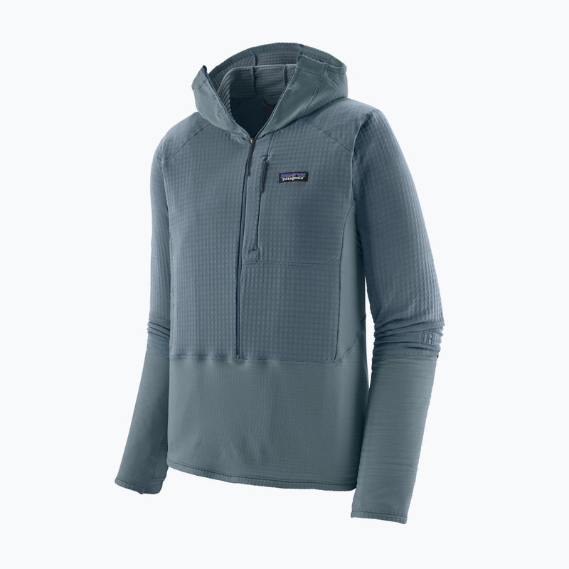 Мъжко софтшел яке Patagonia R1 Hybrid Pullover utility blue 10