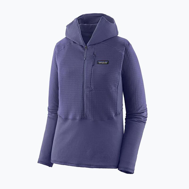 Дамско софтшел яке Patagonia R1 Hybrid Pullover Hoody solstice purple 3