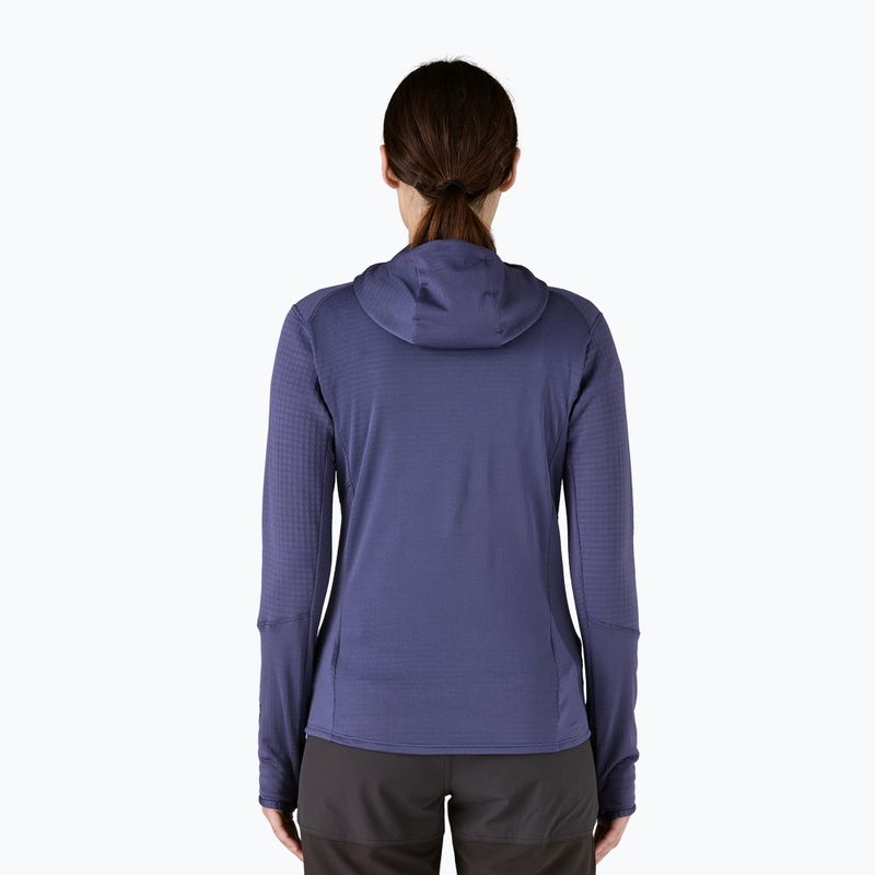 Дамско софтшел яке Patagonia R1 Hybrid Pullover Hoody solstice purple 2