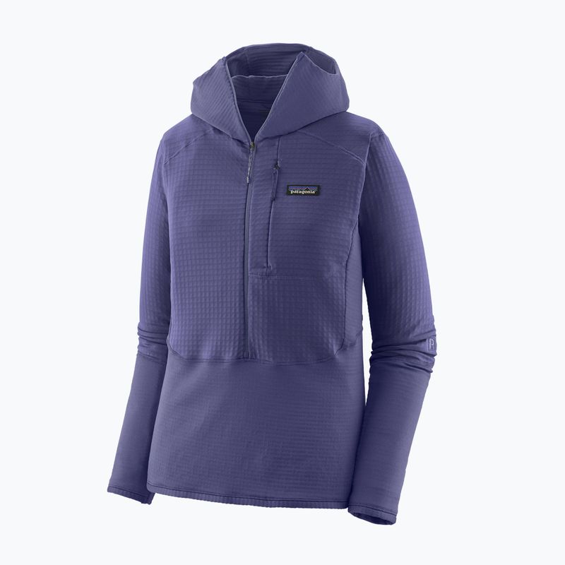 Дамско софтшел яке Patagonia R1 Hybrid Pullover Hoody solstice purple 3