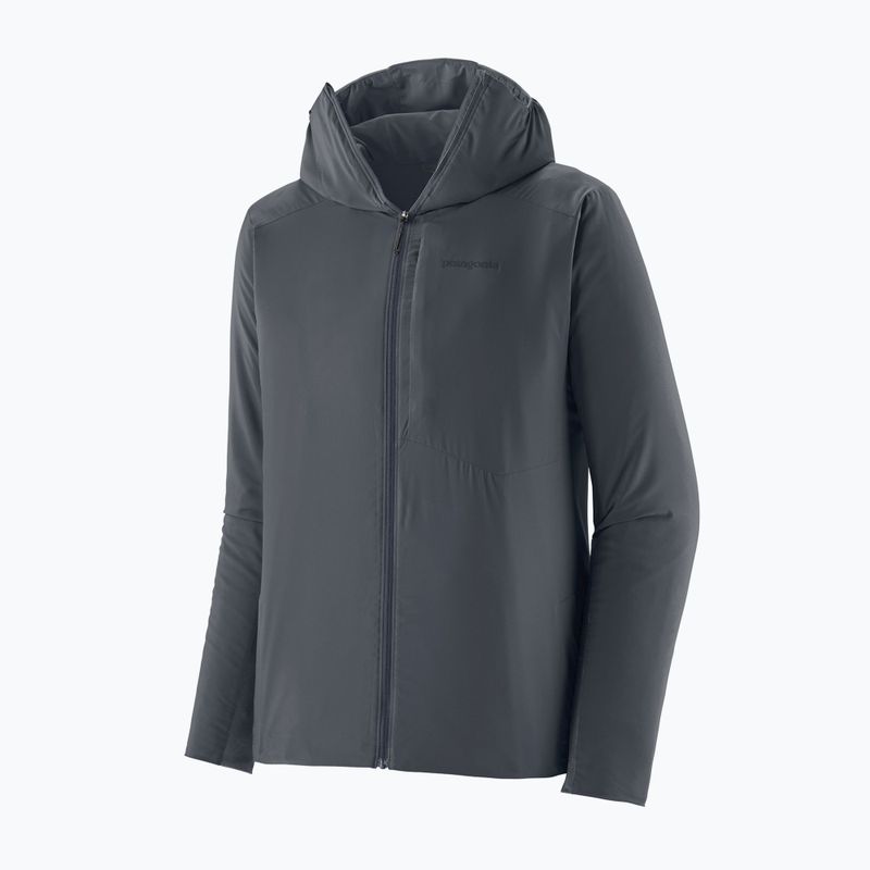 Мъжко хибридно яке Patagonia Nano-Air Ultralight с пълноцип и качулка в цвят смолисто синьо 12