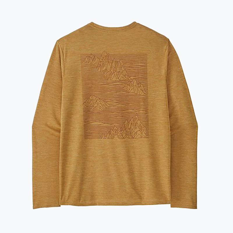 Мъжка риза с дълъг ръкав Patagonia Cap Cool Daily Graphic Shirt strataspire/beeswax tan x-dye 4