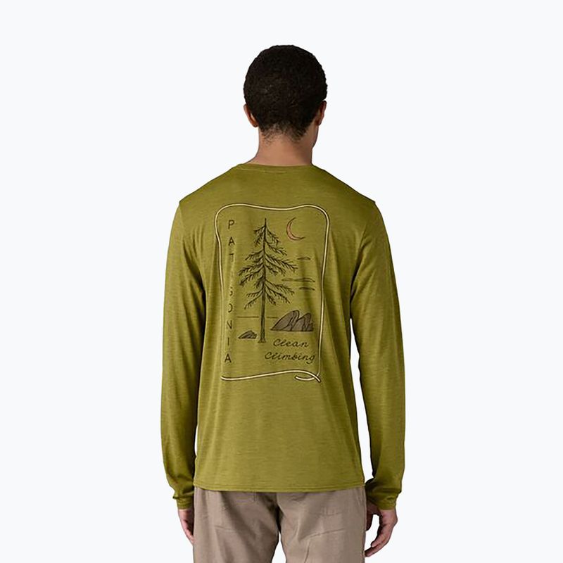 Мъжки дълъг ръкав Patagonia Cap Cool Daily Graphic Lands clean climb roots/graze green x-dye 2