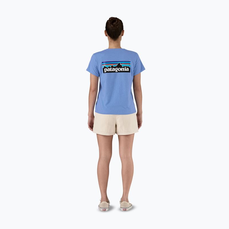 Дамска тениска Patagonia P-6 Logo Responsibili-Tee abundant blue 3